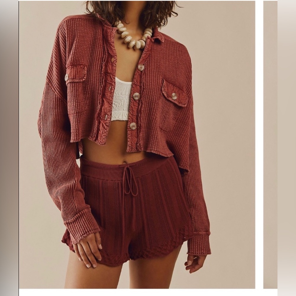 Free People Rust Jacket